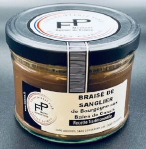 FP BRAISE DE SANGLIER BAIES DE CASSIS 350GR