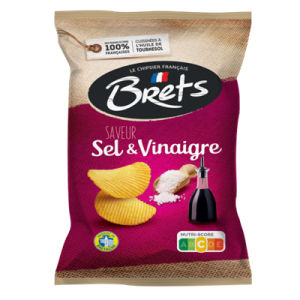 BRETS CHIPS SEL VINAIGRE 125GR