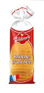 BRIOCHE TRANCHEE LA BOULANGERE 500 GR