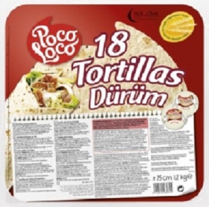 POCO LOCO GALETTE DE BLE POUR FAJITAS 25CM X 18