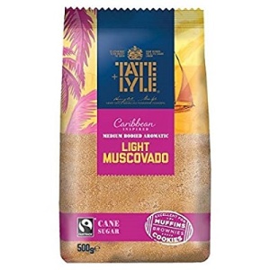 TATE & LYLE LIGHT MUSCAVADO SUGAR 500GR