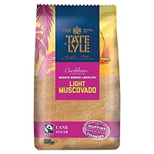 TATE & LYLE LIGHT MUSCAVADO SUGAR 500GR 