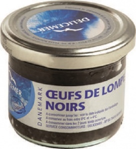 OEUFS DE LOMPE NOIRS 100GR DELICEMER