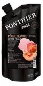 PONTHIER PUREE PECHE BLANCHE 1L