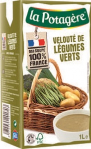 LA POTAGERE VELOUTE LEGUMES VERTS 1L