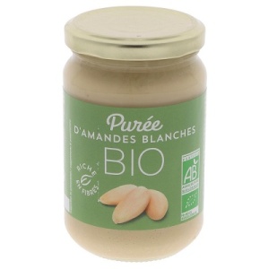 PUREE D'AMANDE BLANCHIE BIO 300GR