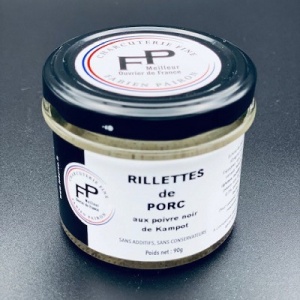 FP RILLETTES DE PORC POIVRE NOIR KAMPOT 90GR