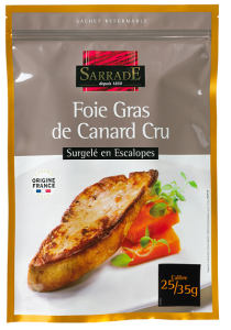 SARRADE ESCALOPE FOIE GRAS 40/60GR Kilo