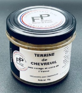 FP TERRINE DE CHEVREUIL COING ET CIDRE DE L'YONNE 90GR