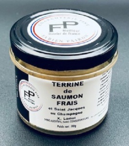 FP TERRINE SAUMON ET ST JACQUES CHAMPAGNE LORIOT 90GR
