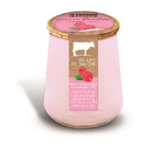 YAOURT SAVOIE FRAMBOISE 125GR POT VERRE