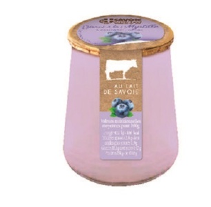 YAOURT SAVOIE MYRTILLE 125GR POT VERRE